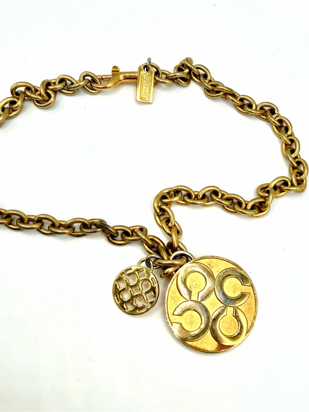 Coach Y2K Signature Pendant Necklace - Picture 2 of 3